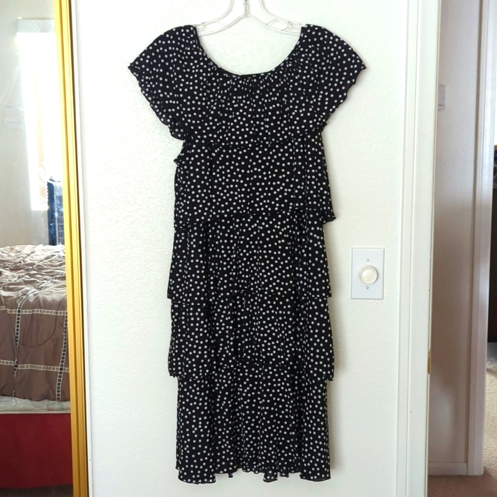 Style & Co Ruffled Dress, L - Picture 2 of 5